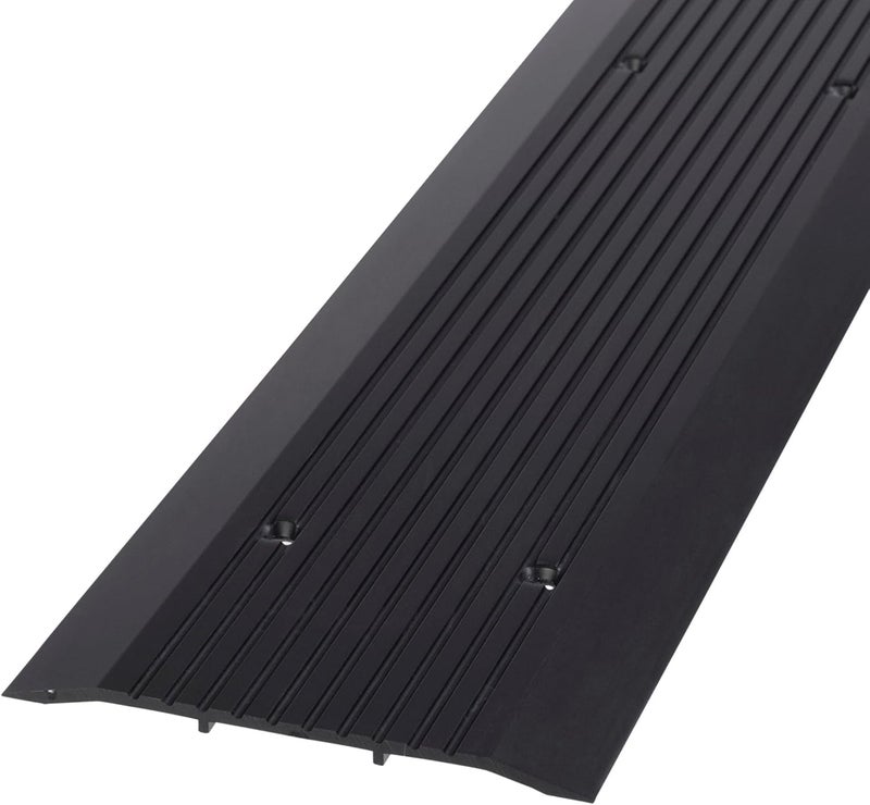 Barzen Aluminum Door Threshold Strip - Exterior Door Threshold for Doorways & Commercial Door Sill - ADA Wheelchair Compliance - Black Anodize - 5" Wide x 72" Long - Image 2